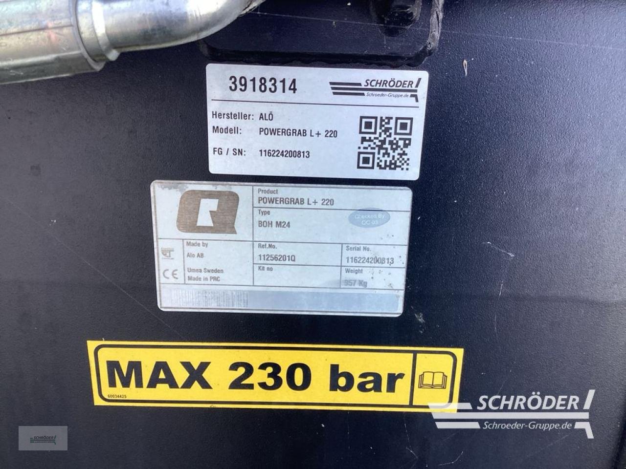 Sonstige Industriemaschinen del tipo Alö POWERGRAB L+ 220 | SCHÄFFER AUFNAHME, Gebrauchtmaschine In Norden (Immagine 7)